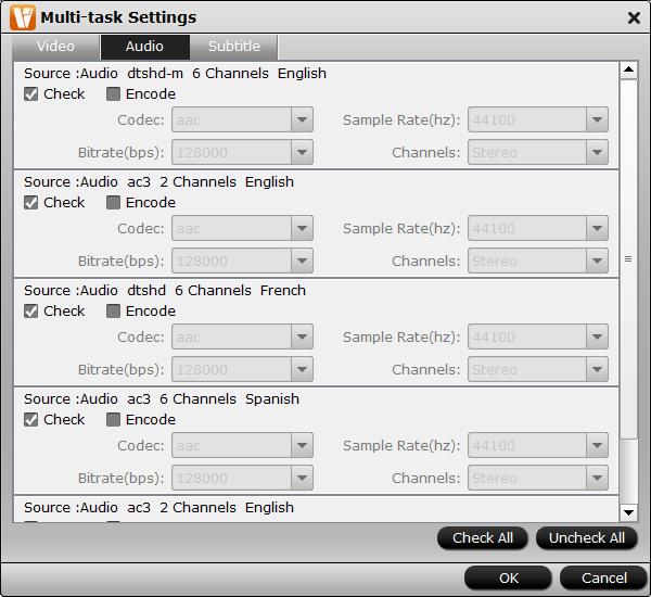 multi-track mkv settings