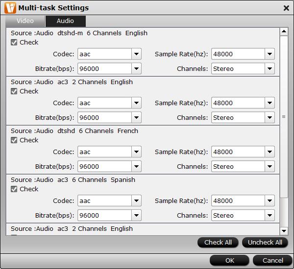 multi-track mp4 settings