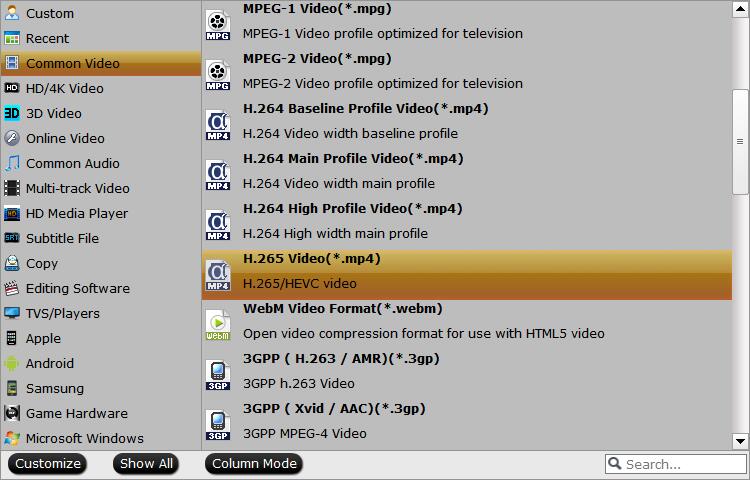 Choose Output Format