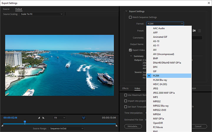 How to Save or Export Premiere Pro to MP4