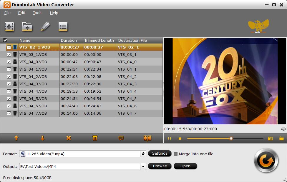 wontube convert mp4 to vob